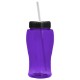Mini Transparent Sports Bottle, 18oz. - Straw Lid