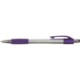 Premium Silver Stylus Click Pen w/Metallic Accents