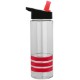 Sergeant Tritan™ Stripe Bottle, 24oz. - Flip Straw Lid