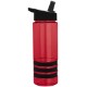 Sergeant Tritan™ Stripe Bottle, 24oz. - Flip Straw Lid