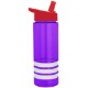 Sergeant Tritan™ Stripe Bottle, 24oz. - Flip Straw Lid