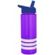 Sergeant Tritan™ Stripe Bottle, 24oz. - Flip Straw Lid