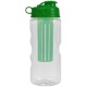 Finger Grip Infuser Tritan™ Transparent Bottle, 22oz. - Flip Top Lid