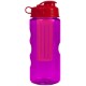 Finger Grip Infuser Tritan™ Transparent Bottle, 22oz. - Flip Top Lid
