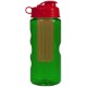 Finger Grip Infuser Tritan™ Transparent Bottle, 22oz. - Flip Top Lid