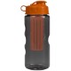 Finger Grip Infuser Tritan™ Transparent Bottle, 22oz. - Flip Top Lid