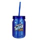 Plastic Mason Jar Tumbler, 24oz. w/ Full Color Imprint