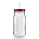 Glass Mason Jar w/Aluminum Lid, 20oz.