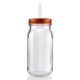 Glass Mason Jar w/Aluminum Lid, 20oz.