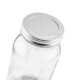 Glass Mason Jar w/Aluminum Lid, 20oz.