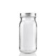 Glass Mason Jar w/Aluminum Lid, 20oz.