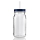 Glass Mason Jar w/Aluminum Lid, 20oz.
