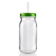 Glass Mason Jar w/Aluminum Lid, 20oz.