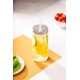 Glass Mason Jar w/Aluminum Lid, 20oz.