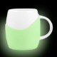 Rotunda Ceramic Mug w/Glow in the Dark Grip, 14oz.