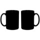 Maxx Black Ceramic Mug, 18oz.