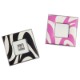 Stylish Zebra Print Mirror w/ Purse Pouch