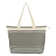Lucia Accent Striped Polycanvas Tote