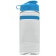 Grip Stripe Tritan™ Bottle, 20oz. - Flip Top Lid