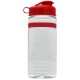 Grip Stripe Tritan™ Bottle, 20oz. - Flip Top Lid