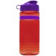Grip Stripe Tritan™ Bottle, 20oz. - Flip Top Lid