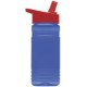 Groove Tritan™ Transparent Sports Bottle, 20oz. - Flip Straw Lid