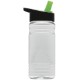Groove Tritan™ Transparent Sports Bottle, 20oz. - Flip Straw Lid