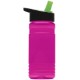 Groove Tritan™ Transparent Sports Bottle, 20oz. - Flip Straw Lid