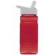 Groove Tritan™ Transparent Sports Bottle, 20oz. - Flip Straw Lid