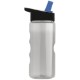 Finger Grip Tritan™ Translucent Bottle, 22oz. - Flip Straw Lid