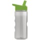 Finger Grip Tritan™ Translucent Bottle, 22oz. - Flip Straw Lid