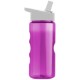 Finger Grip Tritan™ Translucent Bottle, 22oz. - Flip Straw Lid
