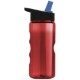 Finger Grip Tritan™ Translucent Bottle, 22oz. - Flip Straw Lid