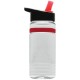 Grip Stripe Tritan™ Bottle, 20oz. - Flip Straw Lid