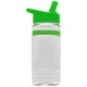 Grip Stripe Tritan™ Bottle, 20oz. - Flip Straw Lid
