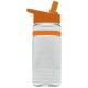 Grip Stripe Tritan™ Bottle, 20oz. - Flip Straw Lid