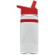 Grip Stripe Tritan™ Bottle, 20oz. - Flip Straw Lid