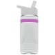 Grip Stripe Tritan™ Bottle, 20oz. - Flip Straw Lid