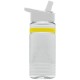 Grip Stripe Tritan™ Bottle, 20oz. - Flip Straw Lid