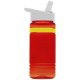 Grip Stripe Tritan™ Bottle, 20oz. - Flip Straw Lid