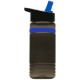 Grip Stripe Tritan™ Bottle, 20oz. - Flip Straw Lid