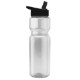 Transparent Sports Bottle, 28oz. - Flip Straw Lid