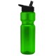 Transparent Sports Bottle, 28oz. - Flip Straw Lid