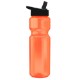Transparent Sports Bottle, 28oz. - Flip Straw Lid