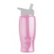 Transparent Grip Poly-Pure Sport Bottle, 27oz. - Flip Straw Lid