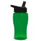 Mini Transparent Sports Bottle, 18oz. - Flip Straw Lid
