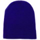 Short Acrylic Knit Beanie