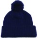 Knit Beanie With Pom Top