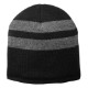 Port & Company® Fleece Lined Striped Beanie Cap