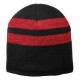 Port & Company® Fleece Lined Striped Beanie Cap